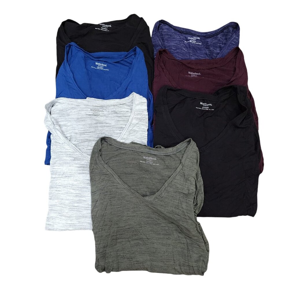 Motherhood Maternity XS V-Neck Long Sleeve Bundle. A0009 - Picture 3 of 5